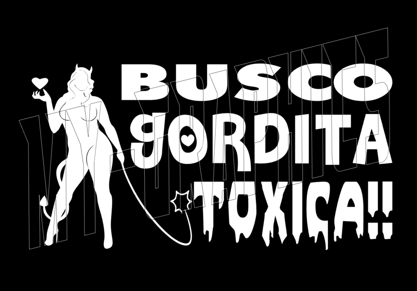 BUSCO GORDITA TOXICA STICKER DECAL 